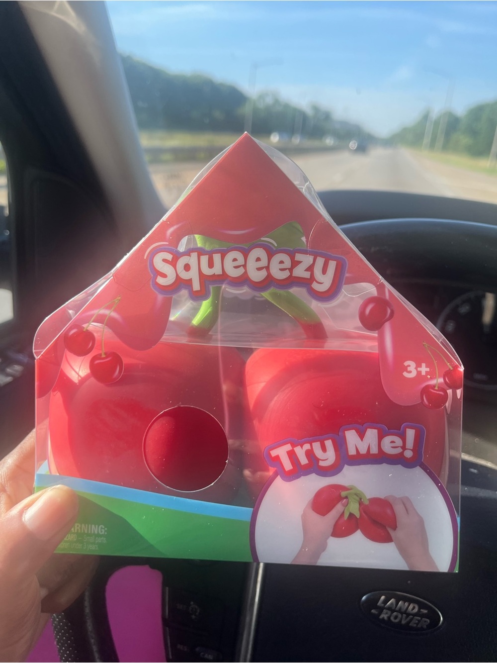 Cherry Squeeze Toy - Red